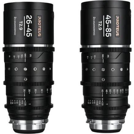 LAOWA PROTEUS ZOOM 2X ANAMORPHIC 2-LENS BUNDLE (26-45MM, 45-85MM) - SILVER - ARRI PL/CANON EF VE2645ZOOMBPLEFSM