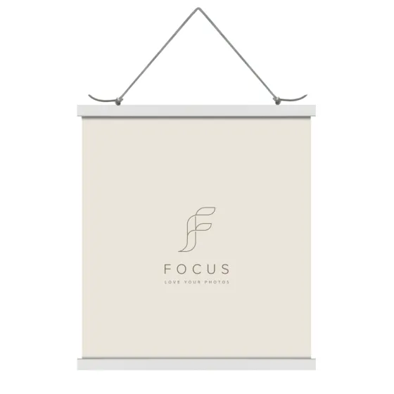 FOCUS POSTER HANGER MAGNETIC WHITE 31CM 132439