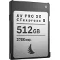 Atmiņas kartes - Angelbird CFexpress 4.0 Type B AV PRO SE CFexpress B v4 MK2, R3700/W1100 I SR3500/SW1050 (4.0) 512GB - ātri pasūtīt no ražotāja