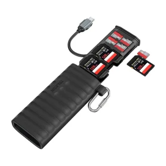Karšu lasītājs - Telesin Multi functional card readerfor SD and TF cards - perc šodien Master Foto veikalā un ar piegādi