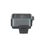 Godox X3Pro C 2.4G touchscreen TTL transmitter mounted on Canon camera displaying settings, includes USB-C charging cable and storage pouch