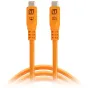 Datu Kabeļi - Tether Tools USB-C to USB-C 3m 10G Orange TetherPro Optima CUC10G2-ORG - ātri pasūtīt no ražotāja