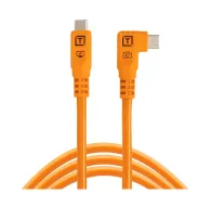 Data Cables - Tether Tools cable USB-C - USB-C TetherPro Optima 10G Right Angle 3m, orange CUC10RTG2-ORG - quick order from manufacturerData Cables - Tether Tools cable USB-C - USB-C TetherPro Optima 10G Right Angle 3m, orange CUC10RTG2-ORG - quick order from manufacturer
