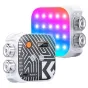 LED VLOG gaisma - K&F Concept K&F RGB Full Color Portable Photography Light 360 2500K - 9900K CRI 96+ Built-in 2000mAh Battery 21 Lighting Effe... - perc šodien Master Foto veikalā un ar piegādi