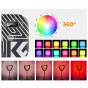 LED Phone Light - K&F Concept K&F RGB Full Color Portable Photography Light 360 2500K - 9900K CRI 96+ Built-in 2000mAh Battery 21 Lighting Effe... - buy today in Master Foto store and with delivery