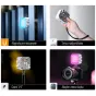 LED VLOG gaisma - K&F Concept K&F RGB Full Color Portable Photography Light 360 2500K - 9900K CRI 96+ Built-in 2000mAh Battery 21 Lighting Effe... - perc šodien Master Foto veikalā un ar piegādi