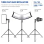 Стойки для света - NEEWER ST-260AC, 260 cm 25-30-35 mm air cushion light stand, 10102265 - быстрый заказ от производителя
