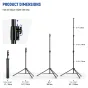 Стойки для света - NEEWER ST-260AC, 260 cm 25-30-35 mm air cushion light stand, 10102265 - быстрый заказ от производителя