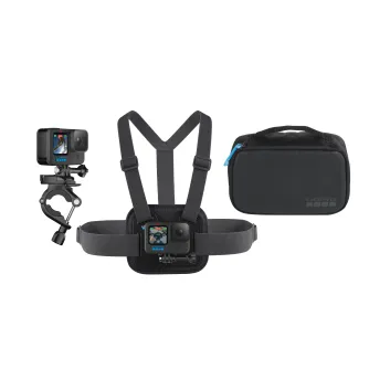 GOPRO SPORTS KIT (CHESTY + HANDLEBAR MOUNT + CAMERA CASE)