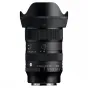 Sigma 17-40mm f/1.8 DC Art lens for Canon RF mirrorless cameras with wide aperture, front view showing water- and oil-repellent coating and focus ring