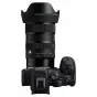 Sigma 17-40mm f/1.8 DC Art lens for Canon RF-mount mirrorless cameras, top and side view showcasing focus ring details and lens design