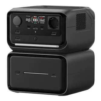 Portatīvie saules paneļi un spēkstacijas - EcoFlow River 3 Max Plus Portable Power Station EFRIVER3MaxPlus-EU-C - ātri pasūtīt no ražotāja