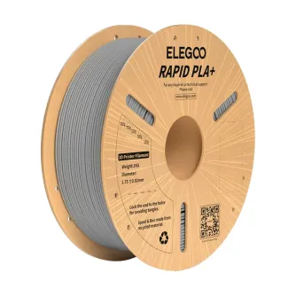 3D Printers & Materials - ELEGOO Rapid PLA+ Filament (Gray) 50.203.0116 - ātri pasūtīt no ražotāja