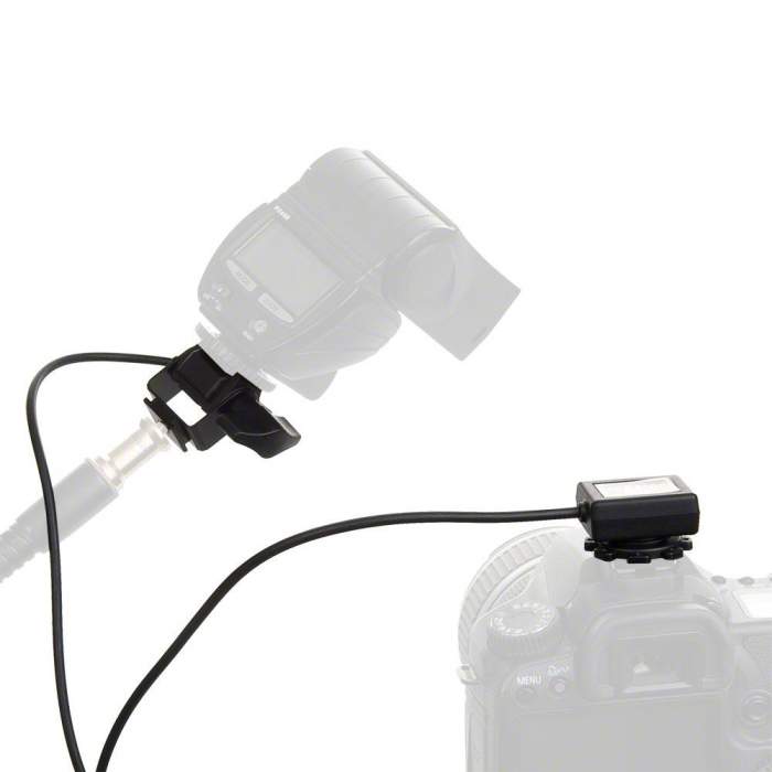Acessories for flashes - walimex XL Flash Cord Nikon i-TTL, 1/4 inch , 5m - quick order from manufacturer