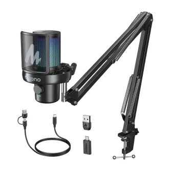 Микрофоны для подкастов - Maono DM40 S Pro microphone (black) DM40 S Pro Black - быстрый заказ от производителя