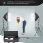 Studijas dienasgaisma - NEEWER NK200, 2x 35 watt LED softbox set with tripods - perc šodien Master Foto veikalā un ar piegādi