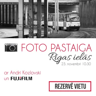 Photography Gift - Fujifilm ielu foto pastaiga 23.11.2025 - rezervācijas biļete - buy today in Master Foto store and with delivery