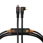 Data Cables - TetherPro Optima 10Gbps USB-C, 4.6m, Black, Straight to Right, Orange Boost - buy today in Master Foto store and with delivery
