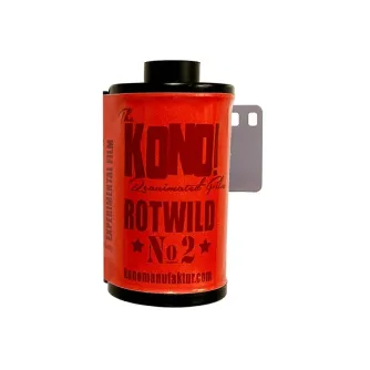 Foto filmiņas - KONO ROTWILD No2, redscale, 35mm color negative photo film, 36 exp. - perc šodien Master Foto veikalā un ar piegādi