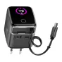 Wall charger - Newell GaN 70W USB-C, USB-A TFT Charger With Cable EU - buy today in Master Foto store and with delivery