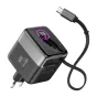 Wall charger - Newell GaN 70W USB-C, USB-A TFT Charger With Cable EU - buy today in Master Foto store and with delivery