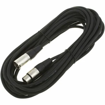 Microphone cable 6m XLR 3pin male - XLR 3pin female d6mm