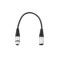 Аксессуары для микрофонов - Master Foto Microphone XLR Patch Cable 30cm metal connectors - быстрый заказ от производителяАксессуары для микрофонов - Master Foto Microphone XLR Patch Cable 30cm metal connectors - быстрый заказ от производителя