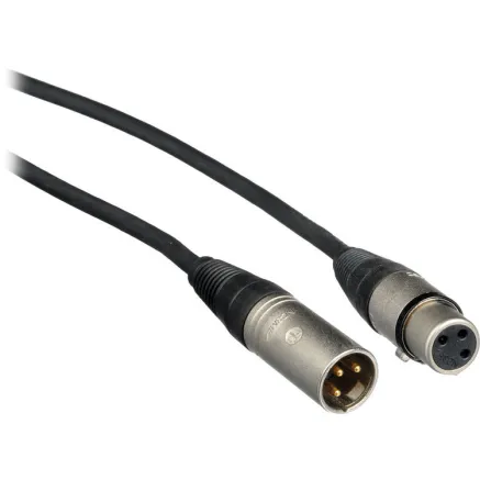 Microphone XLR Patch Cable 50cm metal connectors PVC pro snake TPD-3 0,5 FM