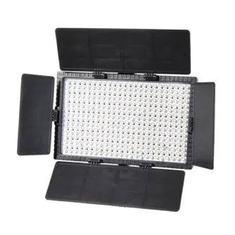Light Panels - Falcon Eyes Bi-Color LED Lamp Set Dimmable DV-384CT-K2 incl. Battery - quick order from manufacturer