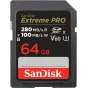 Atmiņas kartes - SanDisk Extreme Pro SDXC 64GB (SDSDXEP 064G GN4IN) UHS-II C10 U3 V60 - perc šodien Master Foto veikalā un ar piegādi