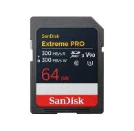 Карты памяти - SanDisk ExtremePRO SDXC V90 64GB 300MB UHS-II SDSDXDM-064G-GN4IN - купить сегодня в магазине Master Foto и с доставкойКарты памяти - SanDisk ExtremePRO SDXC V90 64GB 300MB UHS-II SDSDXDM-064G-GN4IN - купить сегодня в магазине Master Foto и с доставкой