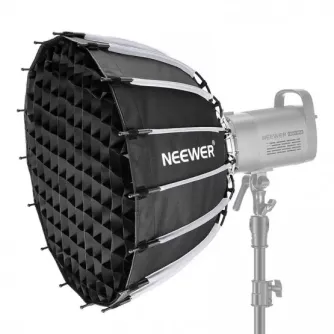 NEEWER SF55Q, 55cm deep parabolic quick\rrelease softbox with honeycomb grid