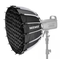 NEEWER SF55Q, 55cm deep parabolic quick\rrelease softbox with honeycomb gridNEEWER SF55Q, 55cm deep parabolic quick\rrelease softbox with honeycomb grid