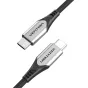 Datu Kabeļi - Vention USB-C to USB-C 3.1 60W cable Vention TAAHD 0.5m (gray) - perc šodien Master Foto veikalā un ar piegādi