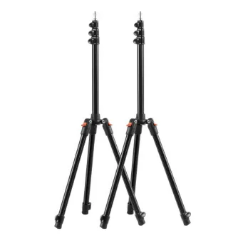 Statīvi apgaismojumam - K&F Concept KF34.038S1 2x Light Stand Set - 200 cm KF5113 - perc šodien Master Foto veikalā un ar piegādi