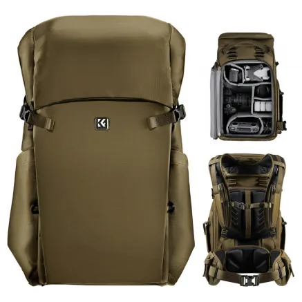 K&F Concept Star Wander 04 Camera Backpack 30 l - Khaki KF5221