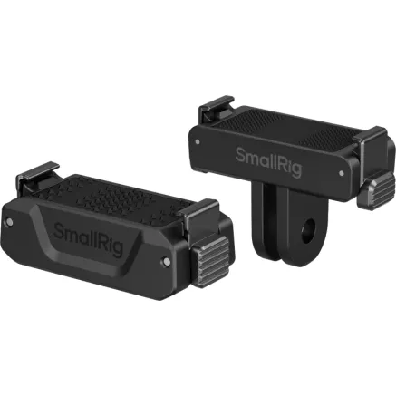 SMALLRIG 5918 BIDIRECTIONAL QR FOLDING ADAPTER SUPPORT WITH 2-PRONG MOUNT AND 1/4-20 THREADED HOLE