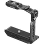 SmallRig 6023 HawkLock быстрый разъём полукорпус для Sony Alpha 7 V, 7R V и 7 IV, чёрный анодированный алюминий с несколькими отверстиями 1/4‑20 и 3/8‑16