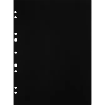 Photo Albums - FOCUS CARTON REFILLSHEETS FOR RINGBINDER A4 BLACK 30-PACK 134080 - quick order from manufacturer