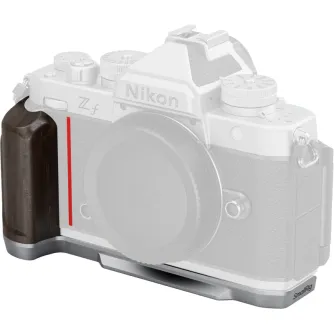 Рамки для камеры CAGE - SMALLRIG 5707 L-SHAPED MOUNT PLATE WITH WOODEN HANDLE FOR NIKON Z F SILVER - быстрый заказ от производителя