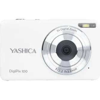 Kompaktkameras - YASHICA DIGIPIX 100 (WHITE) YAS-DG100PP-WH - ātri pasūtīt no ražotāja