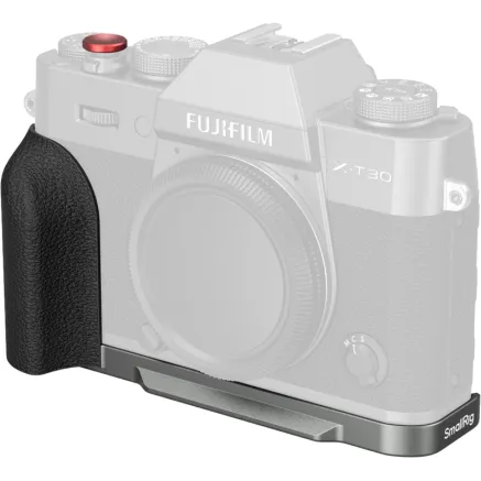 SMALLRIG 5665 L-SHAPED MOUNT PLATE W SILICONE HANDLE FOR FUJIFILM X-T30 / T30 II / T30 III CHARCOAL 5665