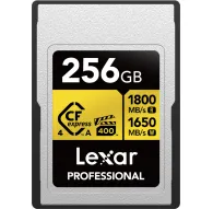 Memory Cards - LEXAR CFEXPRESS 4.0 PRO GOLD, VPG400/IP68, R1800/W1650 (TYPE A) 256GB LCAEXG4256G-RNENG - quick order from manufacturerMemory Cards - LEXAR CFEXPRESS 4.0 PRO GOLD, VPG400/IP68, R1800/W1650 (TYPE A) 256GB LCAEXG4256G-RNENG - quick order from manufacturer