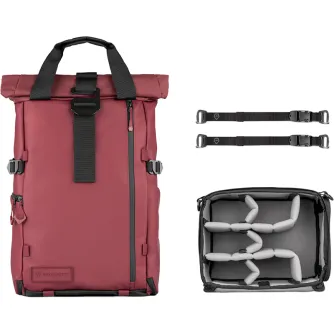 Backpacks - WANDRD PRVKE PHOTO BUNDLE 31L RHONE BURGUNDY PK31-RB-PB-4 - quick order from manufacturer