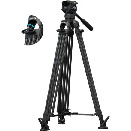SMALLRIG 5580 FSD16 FREESPEED HEAVY-DUTY CARBON FIBER TRIPOD 5580