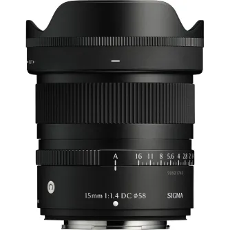 MIRRORLESS Objektīvi - Sigma 15MM F1.4 DC Contemporary for Fujifilm X-Mount APS-C mirrorless wide-angle lens - perc šodien Master Foto veikalā un ar piegādi Profesionāļu labākā izvēle