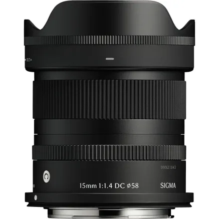 Sigma 15mm F1.4 DC Contemporary for Canon RF-S mount APS-C mirrorless wide-angle lens