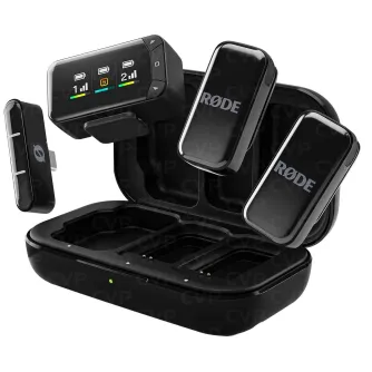Mikrofoni Skaņas ierakstīšana - Rode Wireless Micro Camera + USB-C Kit 2x clip-on TX noma