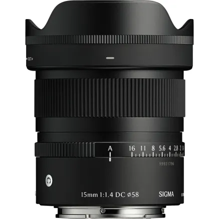 Sigma 15MM F/1.4 DC CONTEMPORARY Sony E APS-C wide-angle lens
