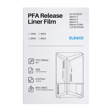 PFA filma ELEGOO Saturn 4 / Saturn 4 Ultra - 5 gab.